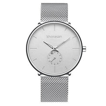 Load image into Gallery viewer, Men Circular Leather Wristwatch
